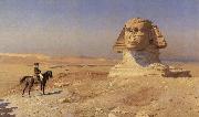 Jean-Leon Gerome Bonaparte Before the Sphinx oil on canvas